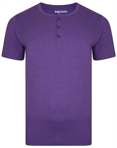 Bigdude Grandad  T-Shirt Purple Marl