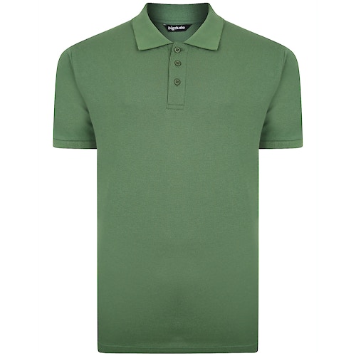 Bigdude Klassisches Poloshirt Grün