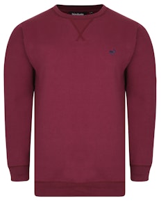 Bigdude Signature Sweatshirt Weinrot 