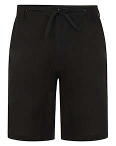 Bigdude Linen Shorts Black