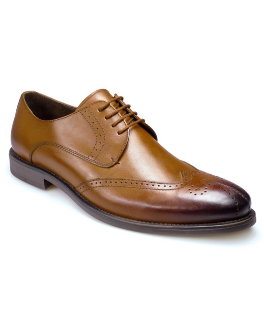 Branded leather deals shoes