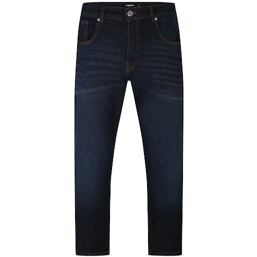 Bigdude Regular Fit Jeans aus Stretch-Denim in dunkler Waschung