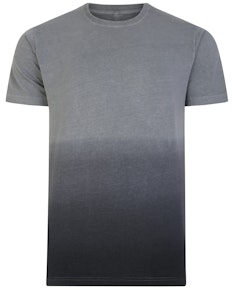 Bigdude Ombre T-Shirt Charcoal