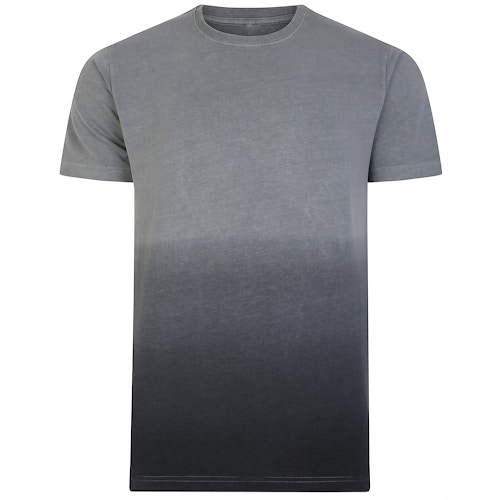 Bigdude Ombre T-Shirt Charcoal