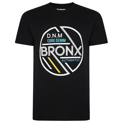 Bigdude Bronx T-Shirt Schwarz