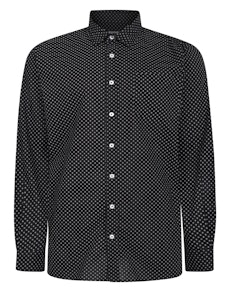 Bigdude Long Sleeve Shirt Black Tall