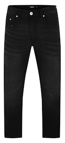 Bigdude Stretch-Jeans in schwarzer Waschung
