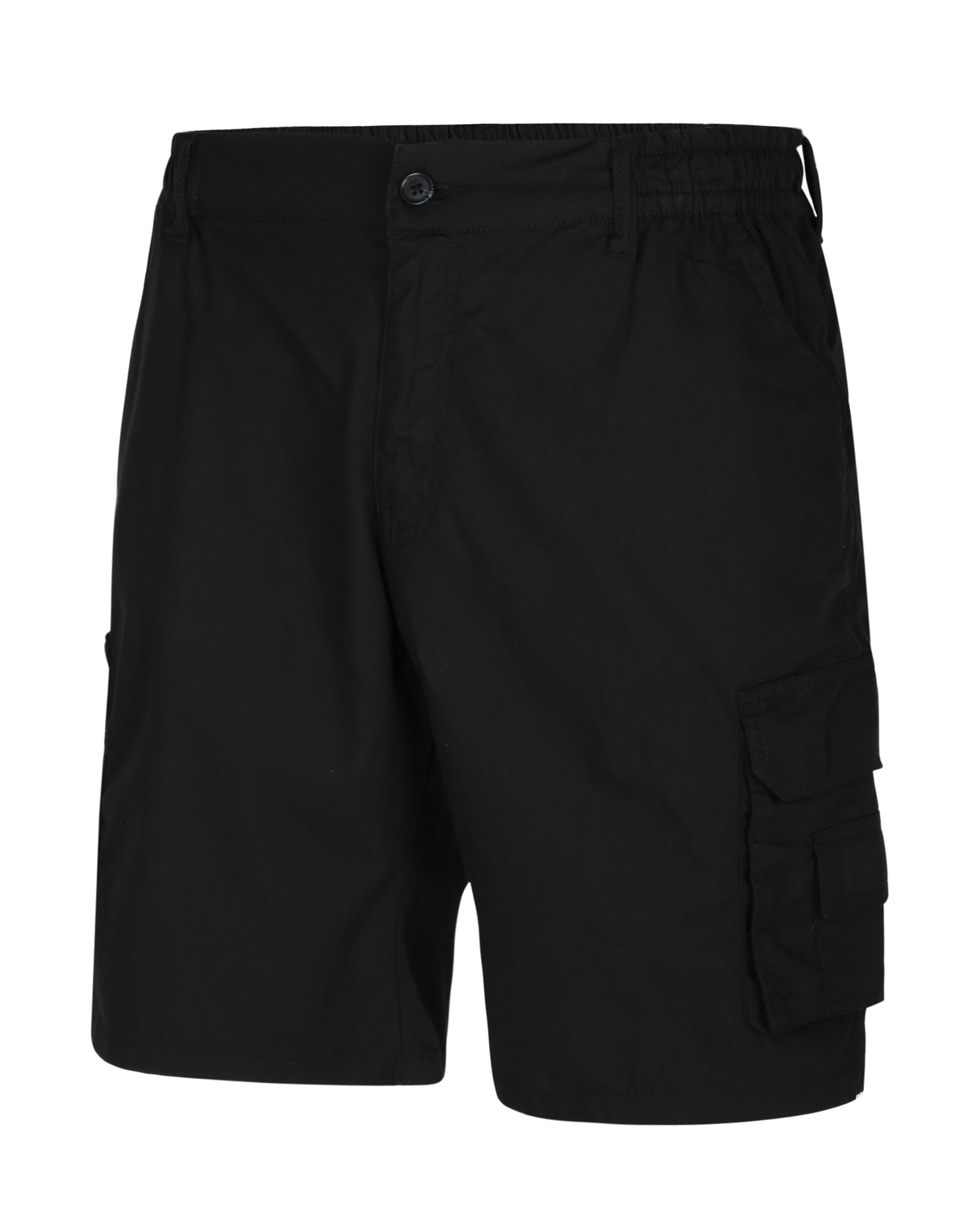 Cargo shorts elastic store waistband