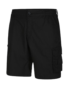 Bigdude leichte Cargo-Shorts mit Gummizug in der Taille Schwarz