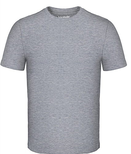 Bigdude Plain Crew Neck T-Shirt Grey Tall