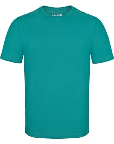 Bigdude T-Shirt mit Rundhalsausschnitt Türkis Tall Fit 