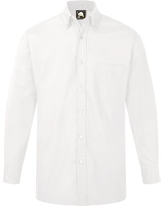 ORN Premium Oxford Long Sleeve Shirt White