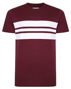 Bigdude Stripes T-Shirt Burgundy