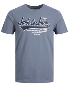 Jack & Jones Logo T-Shirt Feuersteingrau
