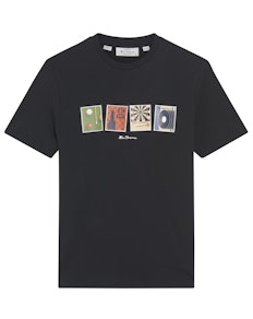 Ben Sherman Pub Sports Printed T-Shirt Black