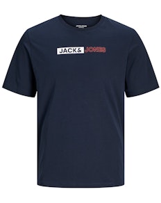Jack & Jones Logo T-Shirt Navy Blazer