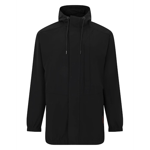 Bigdude 4-Way Stretch Windbreaker Black/Orange