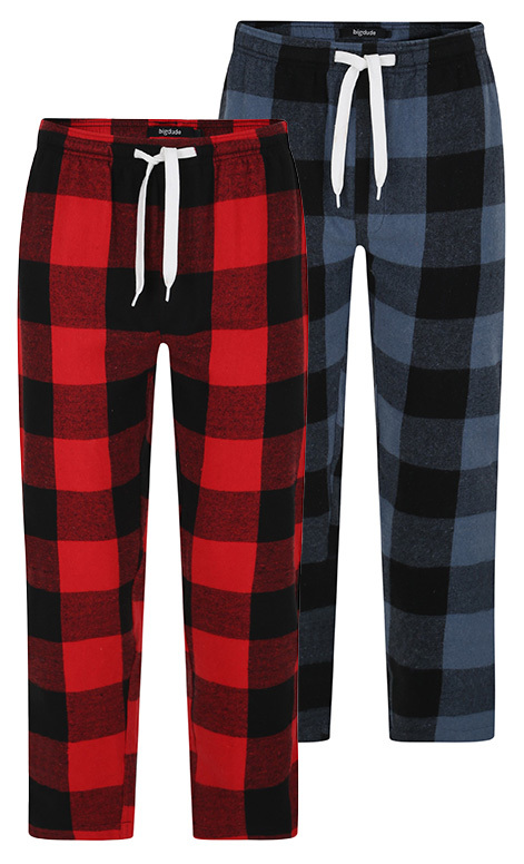 Flannel pyjamas trousers - Black - Women - Gina Tricot