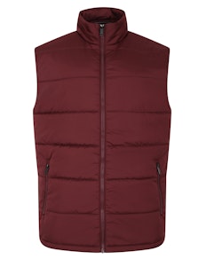Bigdude Padded Gilet Burgundy