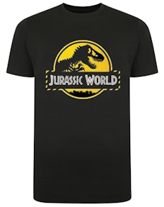 Official Jurassic World Print T-Shirt Black