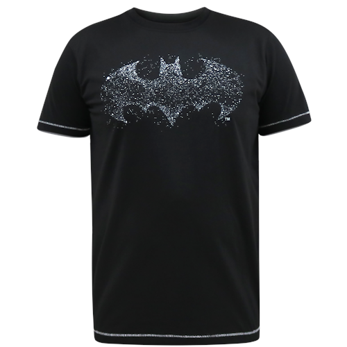 D555 Robin Offizielles T-Shirt mit Batman-Print, Schwarz