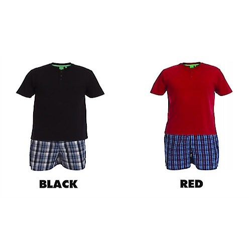 D555 T-Shirt & Woven Shorts Lounge Set - Various Colours