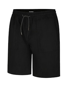 Bigdude Elasticated Waist Shorts Black