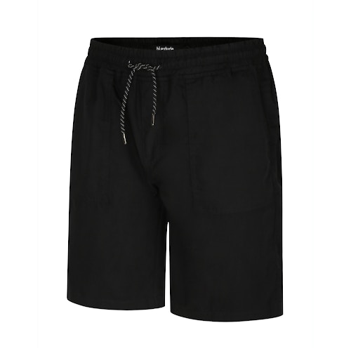 Bigdude Elasticated Waist Shorts Black