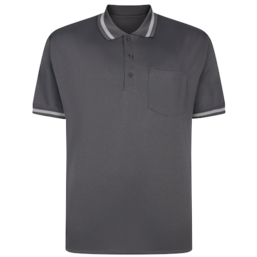 Bigdude Performance Polo Charcoal