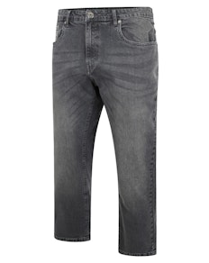 Bigdude Stretch Jeans With Whiskers Grey Wash
