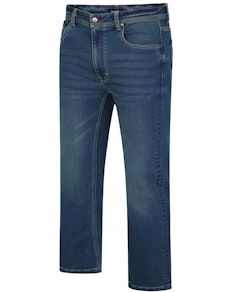 Bigdude Stretch-Denim-Jeans mit grüner Tönung