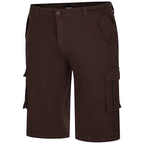 Bigdude Cargo-Shorts in 3/4-Länge aus Stretch-Twill Khaki