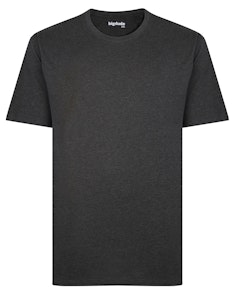 Bigdude Heavy Weight Plain T-Shirt Charcoal Tall