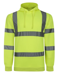 Bigdude Hi-Vis Hoodie HV Yellow