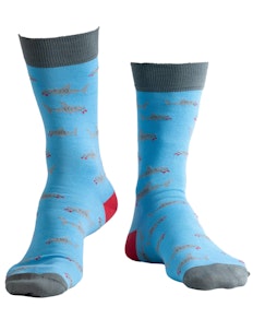 Doris & Dude Haifisch Socken Blau
