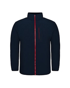 Bigdude Contrast Zip Fleece Jacket Navy