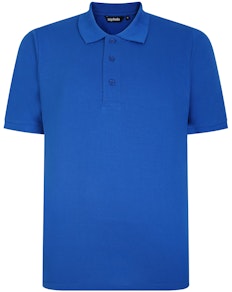 Bigdude klassisches Poloshirt Königsblau