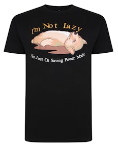 Bigdude Lazy Dog T-Shirt Black