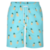 Pineapple Print Swim Shorts Turquoise