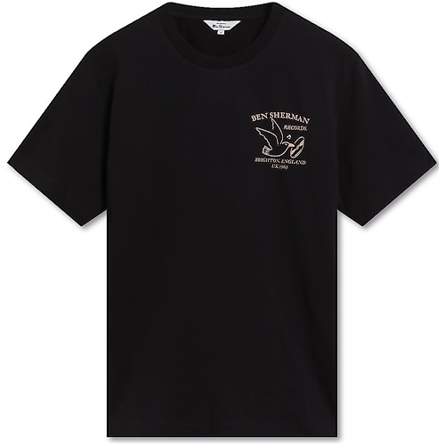 Ben Sherman Brighton Records T-Shirt Black