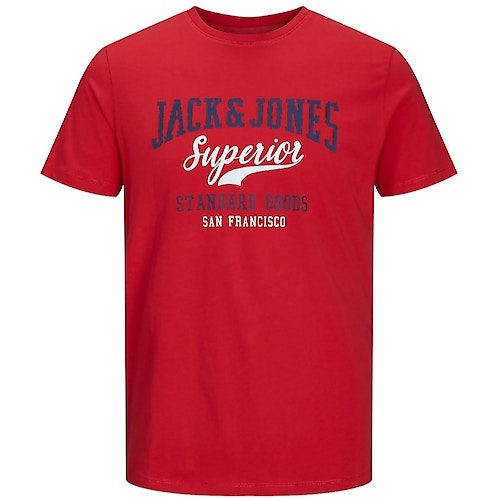 Jack & Jones Superior Logo T-Shirt True Red 