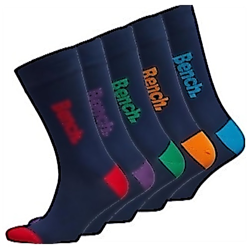Bench Hewett 5er-Pack Socken Marineblau