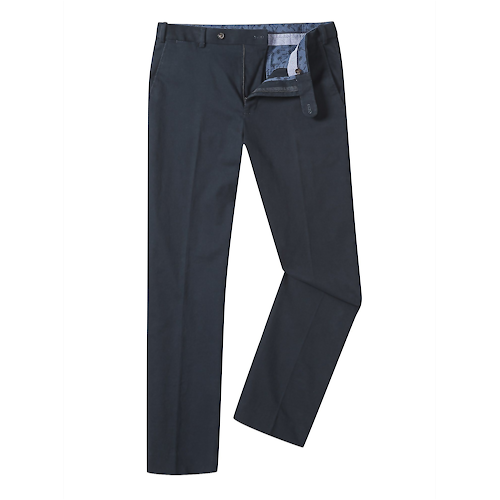 Skopes Antibes Tailored Fit Trousers Navy
