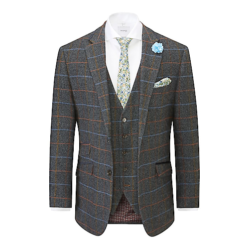 Skopes Tailored Doyle Jacket Grey/Blue