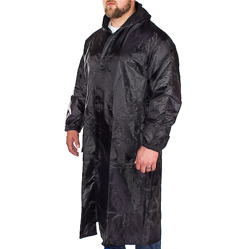 Baum Waterproof Long Coat Black