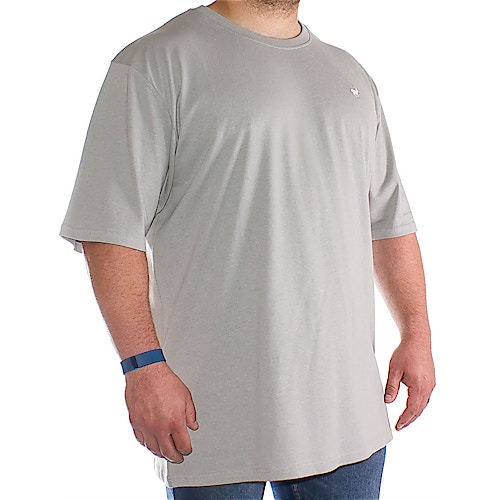 Bigdude Signature Rundhalsausschnitt T-Shirt Grau