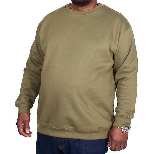 Bigdude Essentials Pullover Khaki Tall Fit 