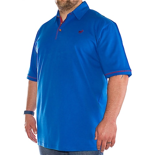 Bigdude Signature Polo Shirt Blue