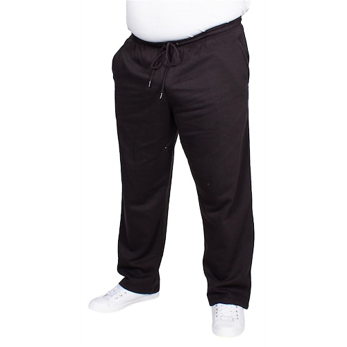 Bigdude Open Hem Joggers Black BigDude