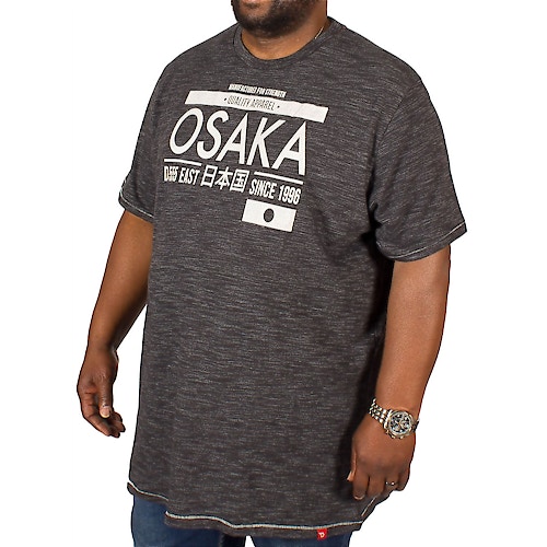 D555 Edinson Osaka Print T-Shirt Black